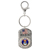 Land of the Free Quarter Keychain Air Force