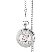 Proof JFK Half Dollar Pocket Watch