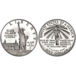 1986 Silver Statue of Liberty Commemorative Dollar Coin