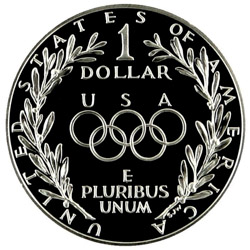 Olympics Seoul Silver Dollar