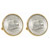 2004 Keelboat Nickel Goldtone Bezel Cuff Links