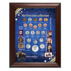 My First Coin Collection Framed