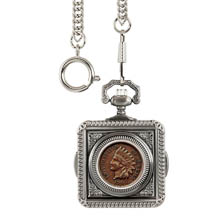 Monogrammed Indian Penny Pocket Watch