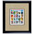 Super Heroes U.S. Stamp Sheet in 16x14 Wood Frame