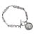 Silver Barber Dime Inspirational Dream Wish Love Laugh Joy Coin Bracelet