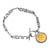 Gold-Layered Seated Liberty Silver Dime Inspirational Dream Wish Love Laugh Joy Coin Bracelet