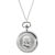 Silver Franklin Half Dollar Pocket Watch Pendant Necklace