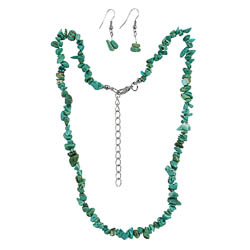 Southwestern Stone Style Necklace and Earring Set