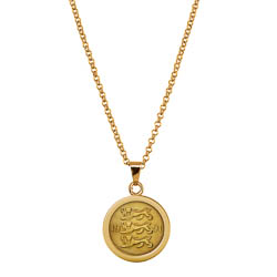 Three Lions Coin Pendant