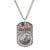 Eagle Land of the Free Men's Tag Pendant Reverse of Washington Quarter