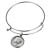 Silver Mercury Dime Silver Tone Coin Bangle Bracelet