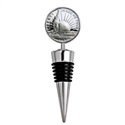 Statue of Liberty Commemorative Half Dollar Coin Wine Stopper