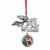 Joy to the World Santa Happy Holidays JFK Half Dollar Ornament