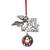 Joy to the World Santa Holiday Blessings JFK Half Dollar Ornament