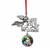 Joy to the World Santa Yule Tide Cheer JFK Half Dollar Ornament