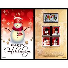 Snowman United States Postage Stamp Card