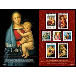 Madonna and Child United States Postage Stamp Collection