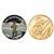 Moon Landing Eisenhower Colorized Dollar Gold Layered Coin