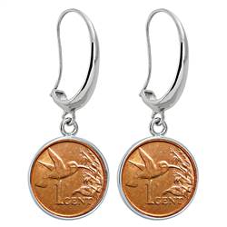 Hummingbird Silvertone Earrings