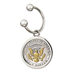 Presidential Seal 2 Tone Silvertone Keychain