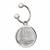 Statue of Liberty Commemorative Half Dollar Silvertone Keychain