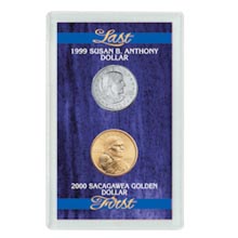 Last Susan B. Anthony Dollar & First Sacagawea Dollar