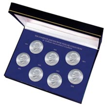 Complete Eisenhower Dollar Collection in Brilliant Uncirculated Condition