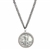 Walking Liberty Silver Half Dollar Pendant With Curb Chain