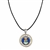 Air Force Colorized Quarter Pendant With Leather Cord