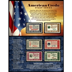 American Credo United States Postage Stamp Series