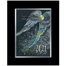 Soar With Angels Coin Décor Black Frame with Easel