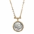 Buffalo Nickel Coin Goldtone Bar Necklace