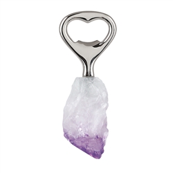 Bottle Opener with Amethyst