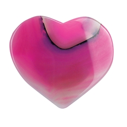 Heart Shaped Pink Agate Phone Grip