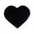 Heart Shaped Black Agate Phone Grip