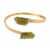 Citrine Gold Plated Cuff Bracelet