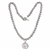 Mercury Dime Coin Grey Pearl Necklace