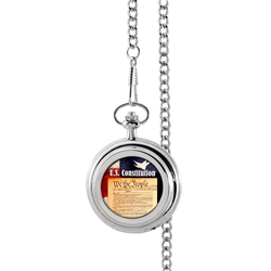 We The People Colorized Half Dollar Pocket Watch