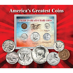 America's Greatest Rare Coins - Five Genuine US Mint Coins