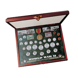 Comprehensive World War II Coin & Stamp Set