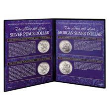 First and Last Morgan and Peace Dollar Collection