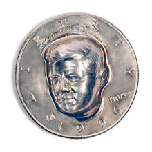 3-Dimensional JFK Half Dollar