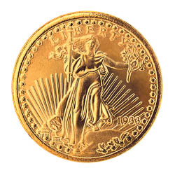 Tribute to America's Most Beautiful Coins - $20 Saint Gaudens Gold Piece 1907-1933 Replica Coin