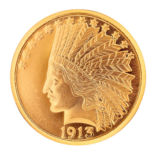 Tribute to America's Most Beautiful Coins - $10 Indian Head Gold