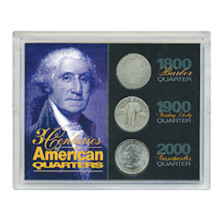 3 Centuries of American Quarters