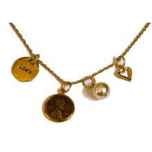 Love & Charms Lincoln Penny Pendant