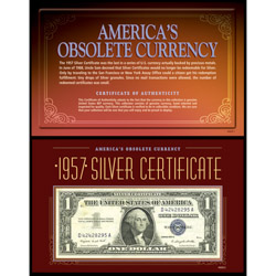 America's Obsolete Currency - 1957 Silver Certificate