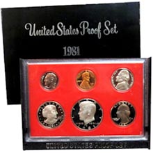 1981	 U.S. Mint Proof Set