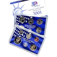 2001	 U.S. Mint Proof Set