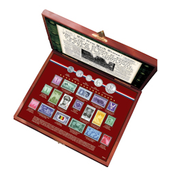 New York Times World War II Coin and Stamp Collection Boxed Set